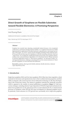 غلاف مستند PDF - النمو المباشر للجرافين على ركائز مرنة للإلكترونيات المرنة