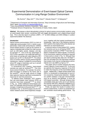PDF ডকুমেন্ট কভার - দীর্ঘ-পরিসরের বহিরাঙ্গন পরিবেশে ইভেন্ট-ভিত্তিক অপটিক্যাল ক্যামেরা কমিউনিকেশনের পরীক্ষামূলক প্রদর্শন