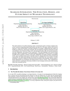 PDF दस्तावेज़ कवर - सीमलेस एकीकरण: वियरेबल प्रौद्योगिकी का विकास, डिज़ाइन और भविष्य का प्रभाव